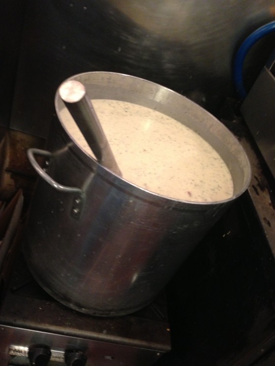LOWELL’S Clam Chowder is on for the day, we start it at 5AM! Lowell's