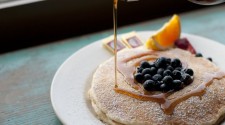Blueberry-Lemon Zest-Ricotta Pancakes